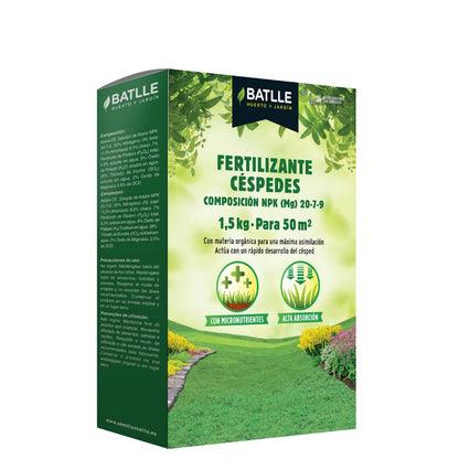 Fertilizante césped granulado Batlle 1,5 kg