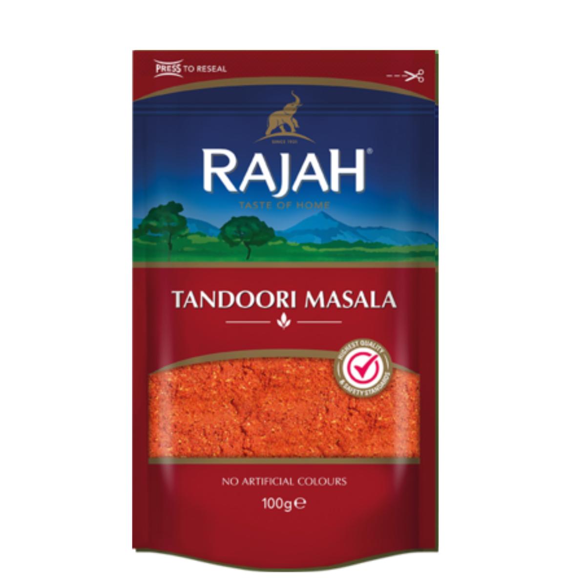 Mezcla de condimentos indios Tandoori Masala, Rajah 100g