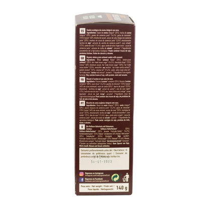 Galleta Cookie Vegana de Avena Integral, Chips de Chocolate y Coco Bio Naturgreen 140 g