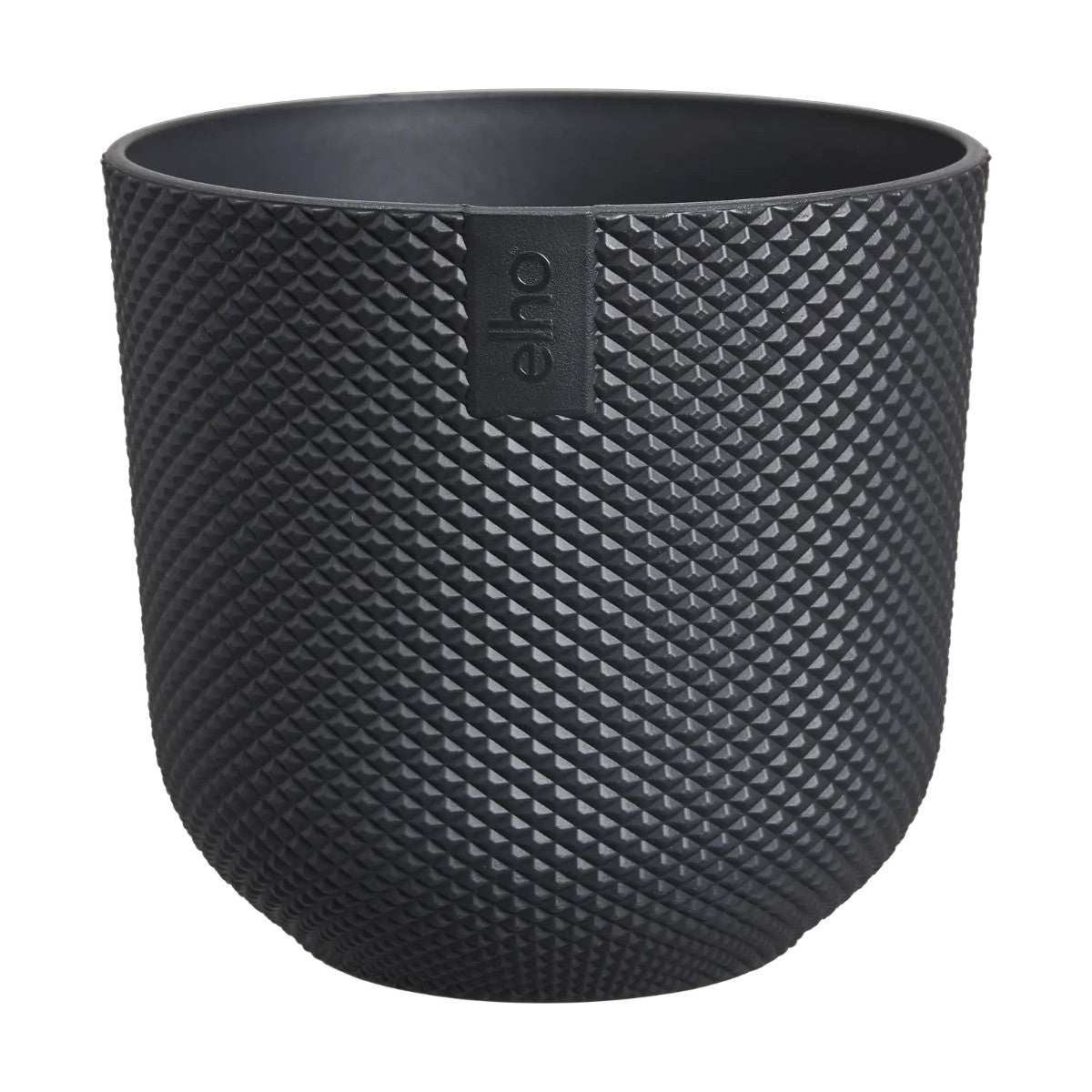 Maceta Antracita Jazz Round Mini Elho 11cm 100% reciclado
