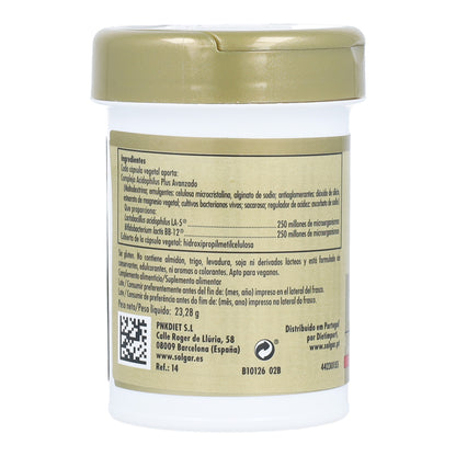 Acidophilus plus avanzado probiótico vegano