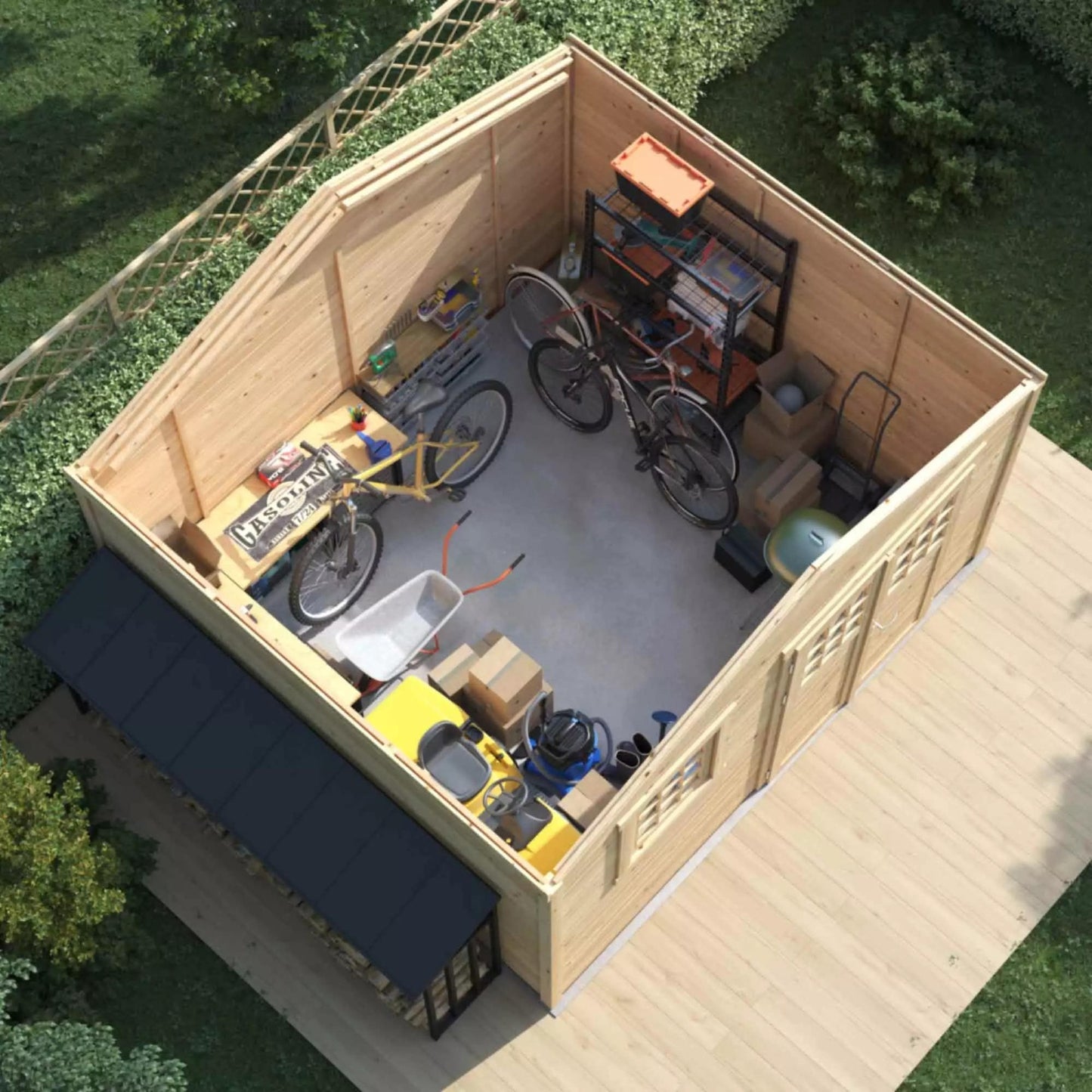 Cobertizo Shelty+ 13,4 m2 Forest Style