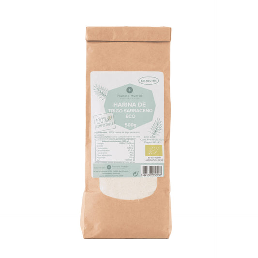 Harina de Trigo Sarraceno Sin Gluten ECO Planeta Huerto 1 kg