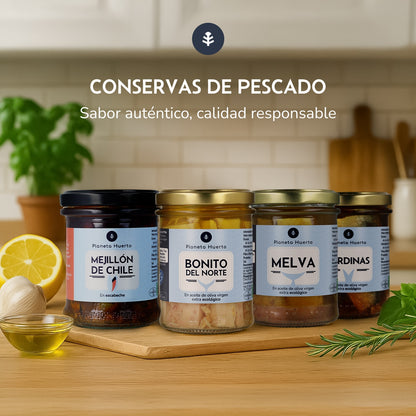 Pack 6x Sardinas en aceite de oliva ECO Planeta Huerto 190 gr