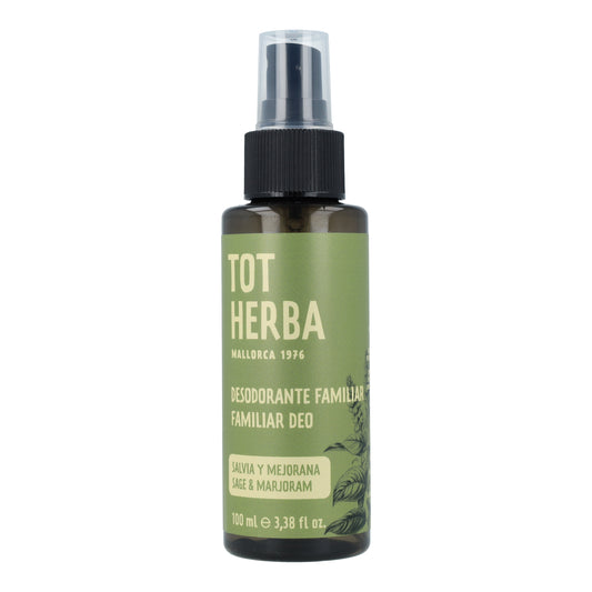 Desodorante Familiar De Salvia Y Mejorana Tot Herba 100 ml