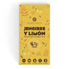 Tableta chocolate negro 75% con jengibre y limón ECO Planeta Huerto 70 gr