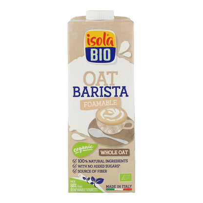 Pack 6 uds Bebida de Avena Barista BIO Isola Bio, 1L