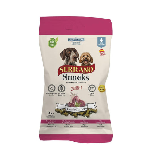 Serrano Snacks de cordero para perros 100 g Mediterranean
