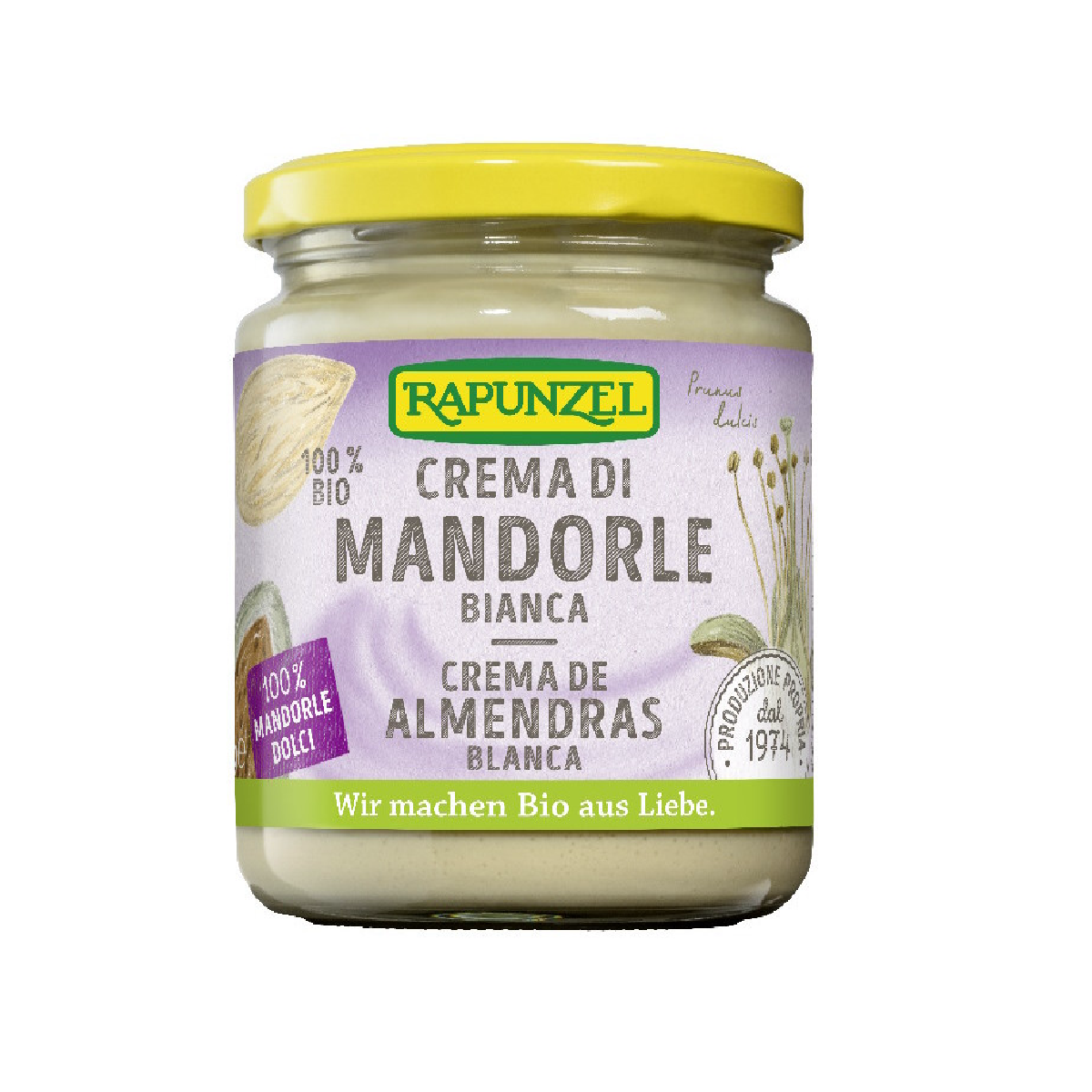 Crema de Almendra Blancas BIO Rapunzel 250 g