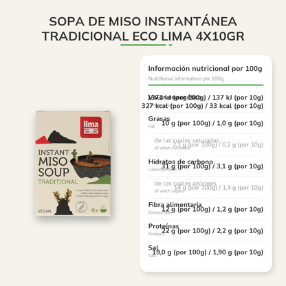 Información nutricional