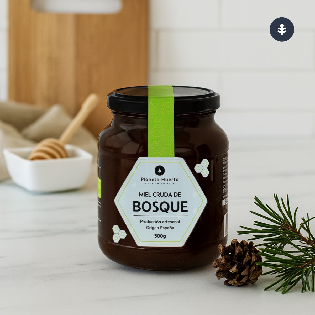 Miel Cruda de Bosque Planeta Huerto 500 gr