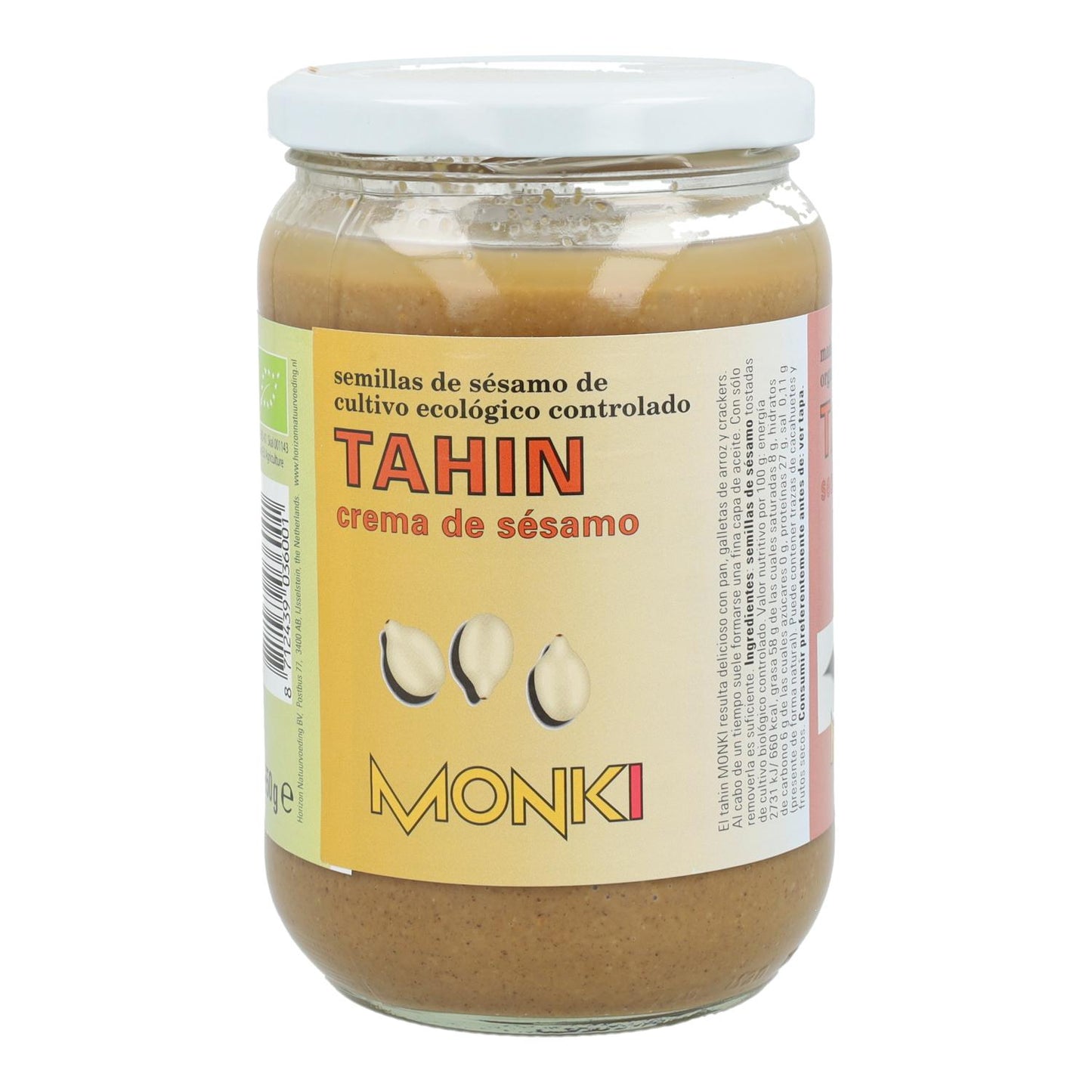Tahin tostado sin sal bio Monki