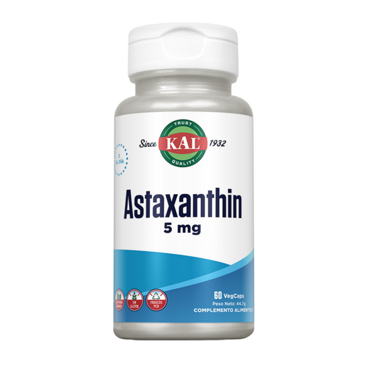 Astaxanthin 5 mg Kal 60 cápsulas