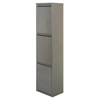 Armario para reciclaje metálico PAT 3 Gris