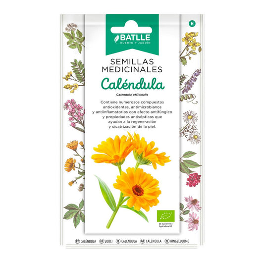 Semillas medicinales ecológicas de de Calendula Batlle