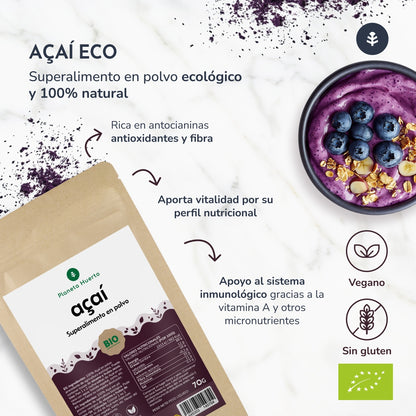 Açaí en polvo ECO Planeta Huerto 1 kg