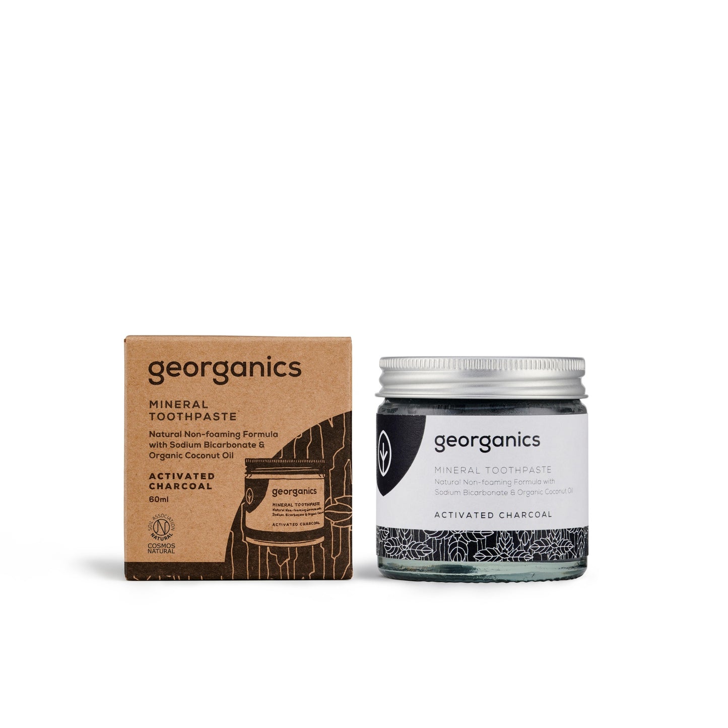 Dentífrico con Aceite de Coco y Carbón activado Georganics
