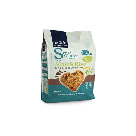 Galleta maíz arroz chips choco sin gluten Sotto 250g