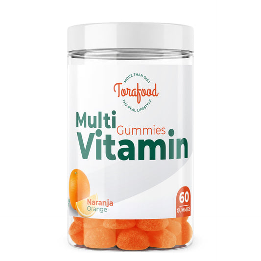 Gummies Multivitamin sabor Naranja Torafood 60 gummies