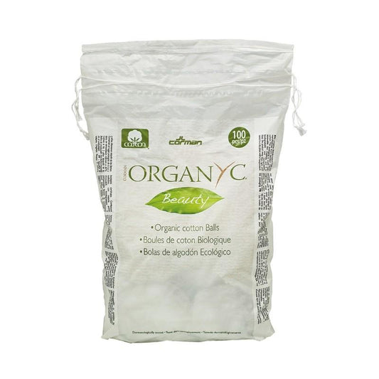 Bolas de Algodón Biológico Organyc 100 Uds