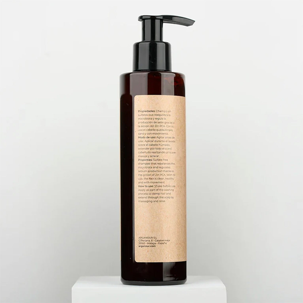 Champú cabello graso sin sulfatos Arganour 200ml