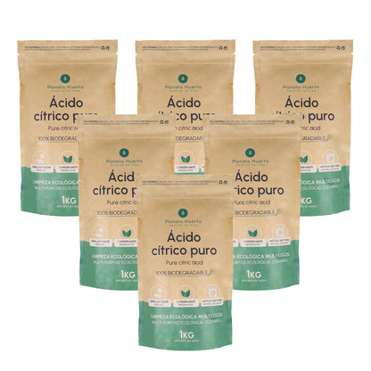 Pack 6xÁcido cítrico Planeta Huerto 1 Kg