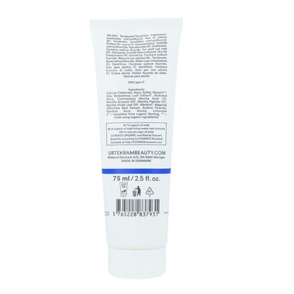 Dentífrico Menta con Flúor orgánico Urtekram 75 ml