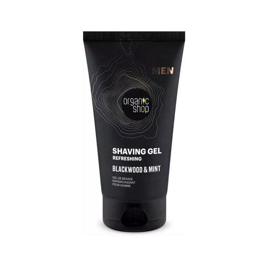Gel de afeitado refrescante corteza de roble y menta, Organic Shop 150 ml