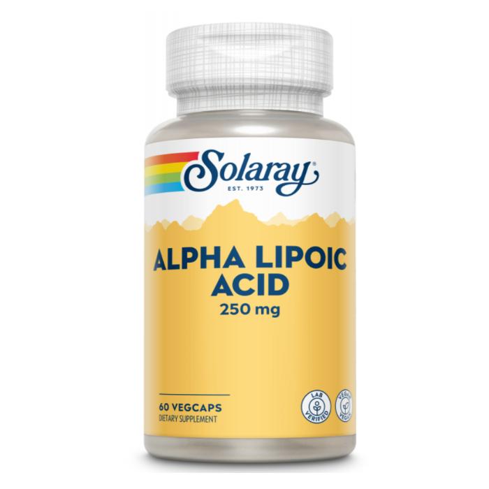 Acido Alfa Lipoico Solaray 250 mg
