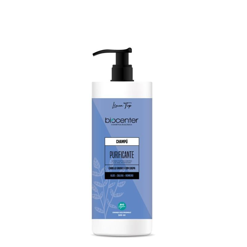 Champú BIO purificante Aloe Salvia Romero  Línea Top 500 ml