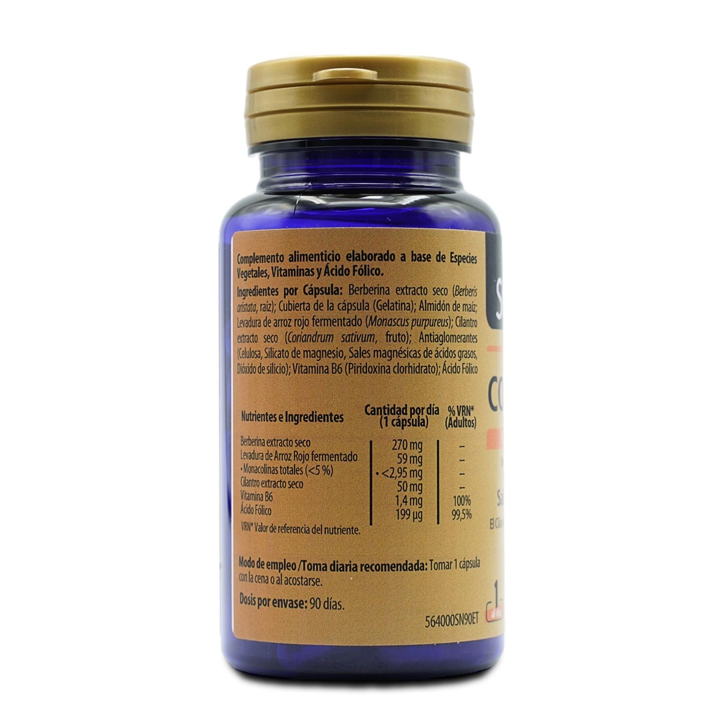 Colesterol 90 cápsulas SANON de 570 mg