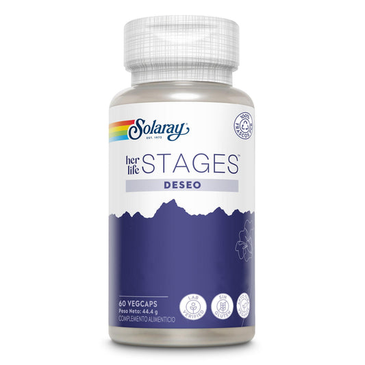 Deseo Stages Solaray 60 Vegcaps