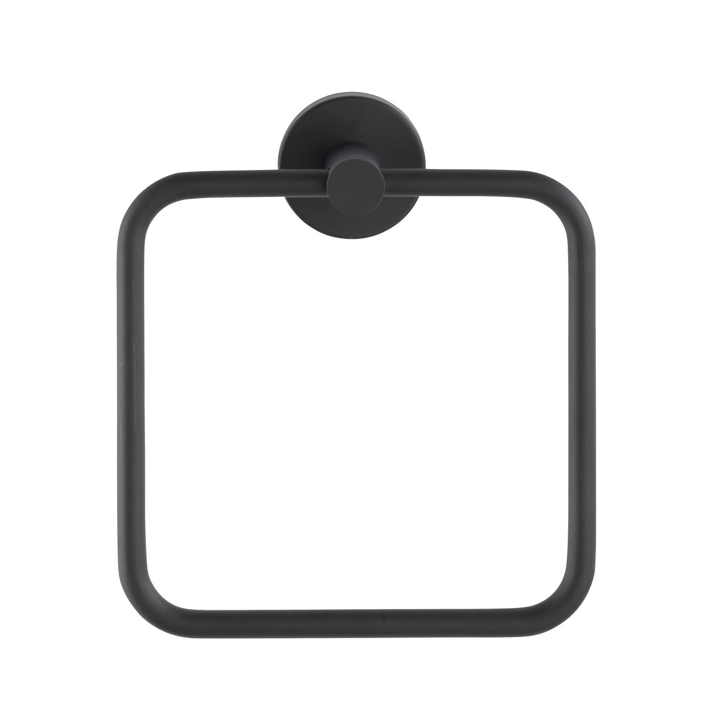 Toallero aro de acero inoxidable Bosio, negro mate Wenko