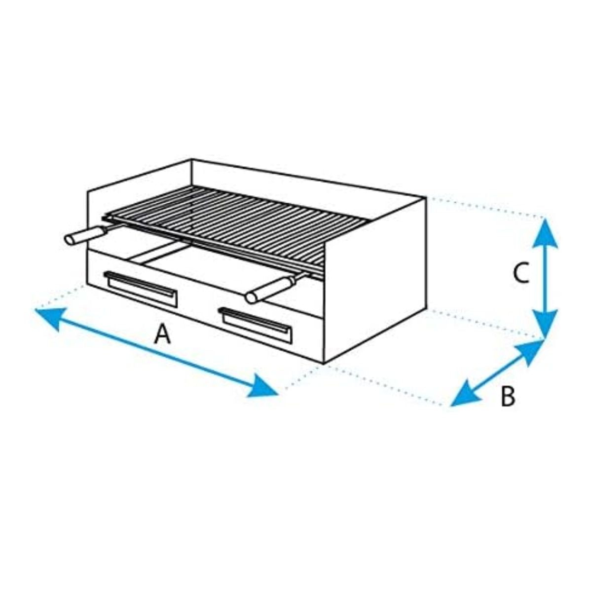 Cajón Barbacoa especial paellera Imex El Zorro