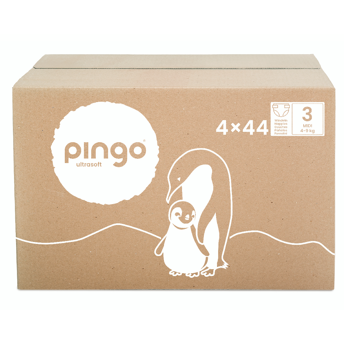 Pack ahorro Pañales T3 (4-9kg) Pingo 176 Uds