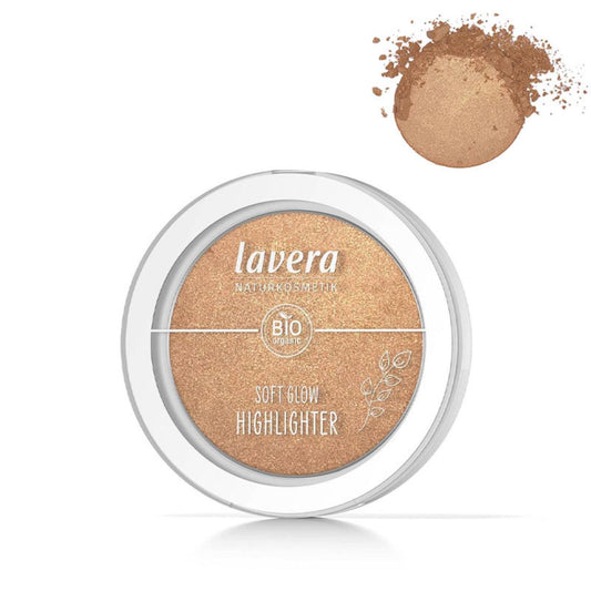 Iluminador en polvo compacto - 01 Sunrise Glow, Lavera 5.5 g