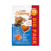 Snack líquido para gatos sabor salmón y gambas Creamy 15 x 10 g Catit