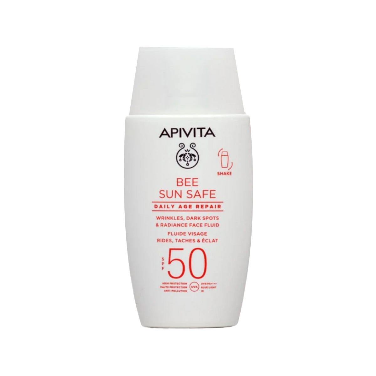 Reparación Antiedad Diaria SPF50 Bee Sun Safe Apivita 100 ml