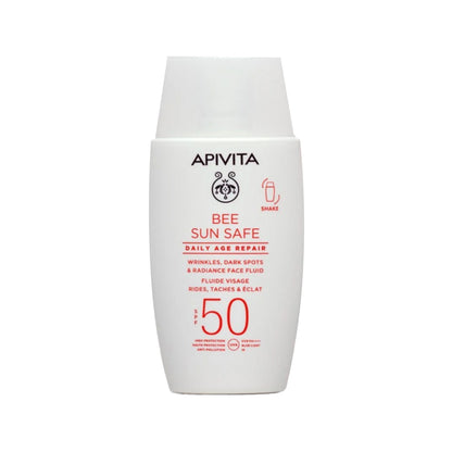 Reparación Antiedad Diaria SPF50 Apivita Fluido Facial 50ml