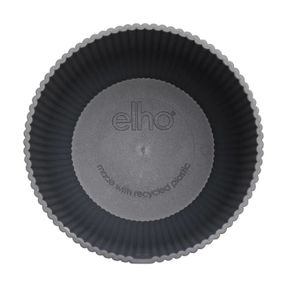 Maceta Antracita Vibes Fold Round Elho 18cm 100% reciclado