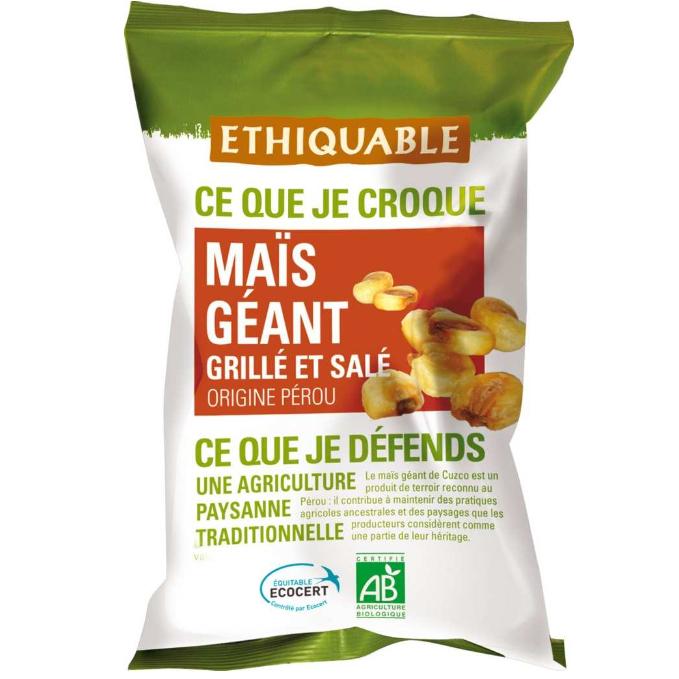 Kikos gigantes BIO Maíz gigante tostado Ideas Comercio Justo  100 g