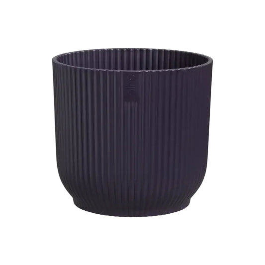 Macetero reciclado Winery morado Elho 22 cm