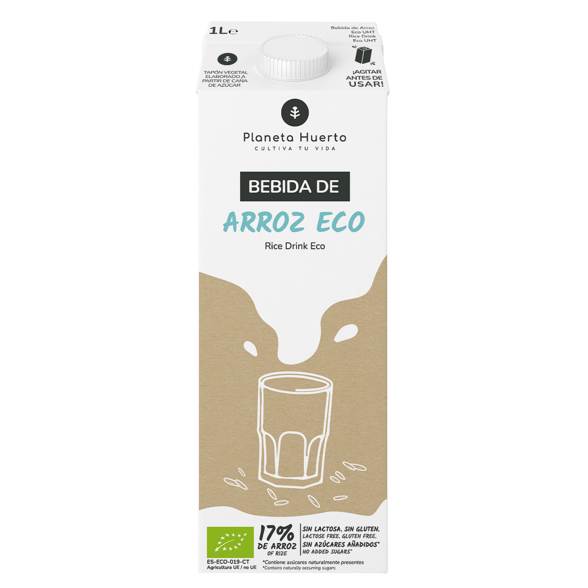 Pack 6x Bebida de Arroz Eco Planeta Huerto 1L