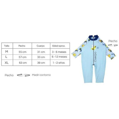 Traje Protección Solar para niños Bugs Life  Splash about