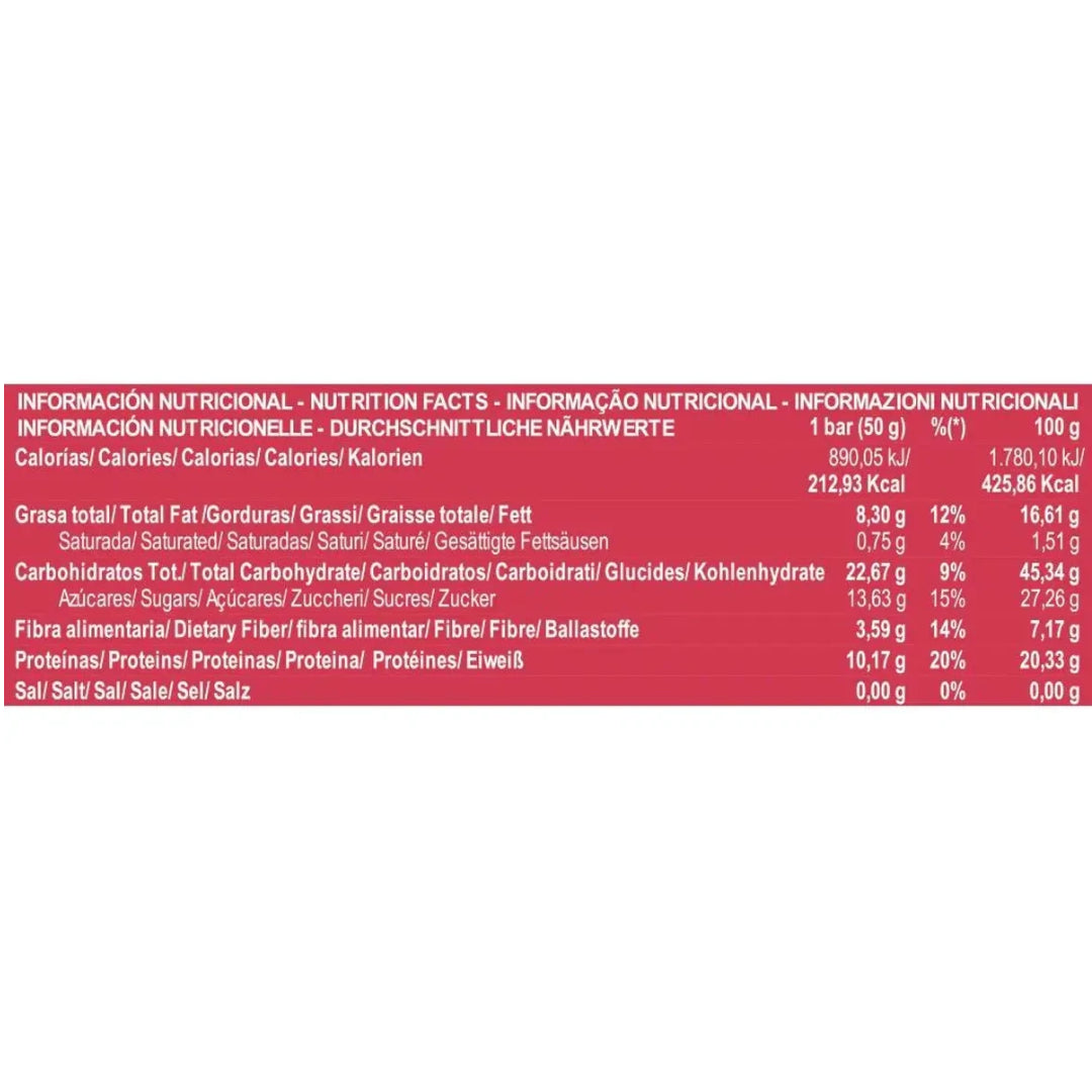 Pack 10 x Barrita energética dátiles, avellanas, Reishi y Cacao PaleoBull, 50 g