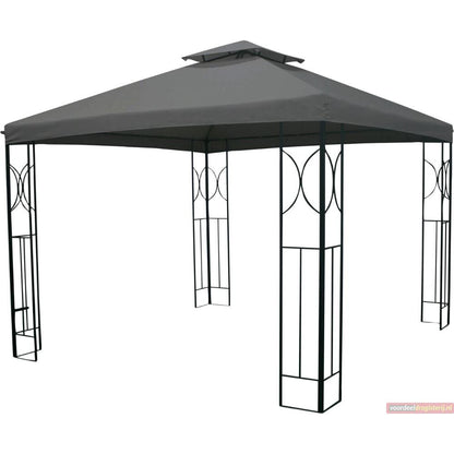 Carpa para eventos 300 x 300 x 265 cm Gris