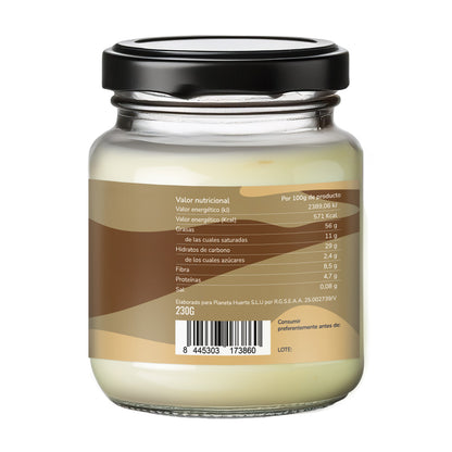 Crema de chocolate blanco con macadamia ECO Planeta Huerto 230 gr