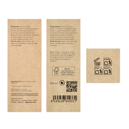 Aceite de ricino Bio Arganour 100 ml