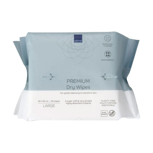 Toallitas Multiuso Secas Premium 30x30 cm Abena 50 uds