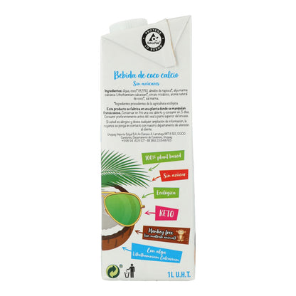 Bebida de Coco Calcio sin azúcar Ecomil 1L